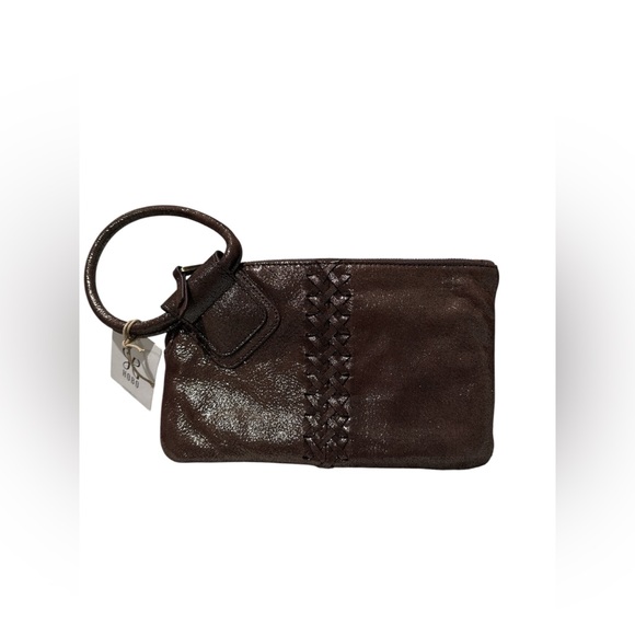 HOBO Brown Leather Clutch Timeless Design - Picture 2 of 6